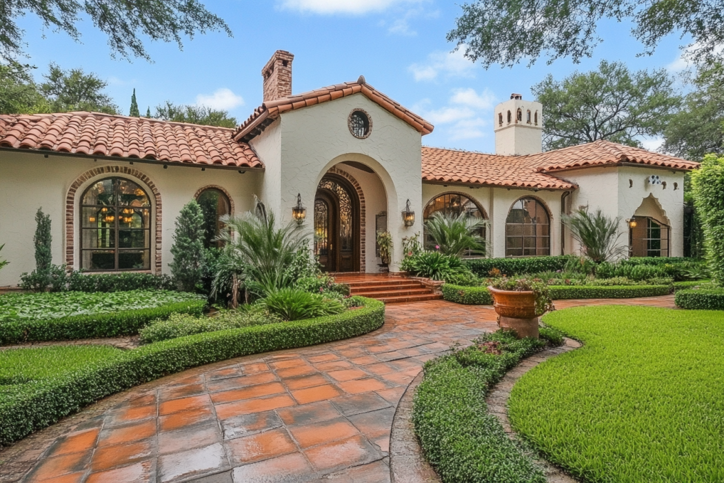 matching tile roof to home exterior, Houston